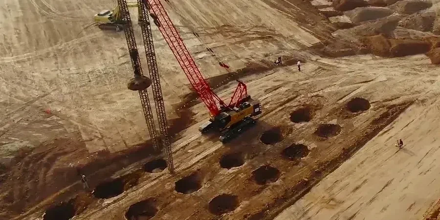 Illustrative image of Dynamic compaction design in Middlesbrough