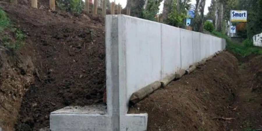 Illustrative image of Retaining wall design in Middlesbrough
